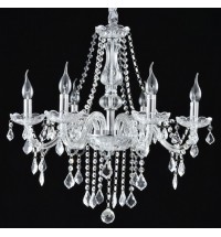 Elegant Crystal Chandelier Ceiling Light - Color: Transparent