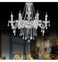 Elegant Crystal Chandelier Ceiling Light - Color: Transparent