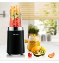 1000W Portable Blender with 6-Blade Design-Black - Color: Black