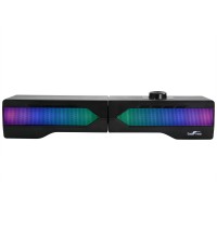 beFree Sound Gaming Dual Soundbar with RGB LED Lights