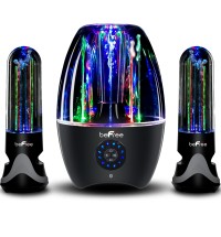 beFree Sound 2.1 Channel Bluetooth Multimedia LED Dancing Water Sound System
