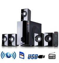 beFree Sound 5.1 Channel Surround Sound Bluetoot Speaker System