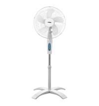 Optimus 16 in. Wave Oscillating 3-Speed Stand Fan with Remote Control