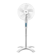 Optimus 16 in. Wave Oscillating 3-Speed Stand Fan with Remote Control