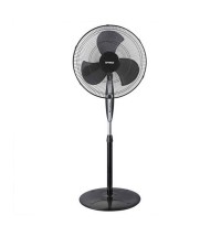 Optimus 18 in. Oscillating Stand Fan in Black