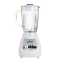 Better Chef 10-Speed 350 Watt 42 Ounce Glass Jar Blender in White/Silver