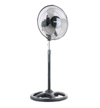 Impress Mighty Mite 10 Inch 3 Speed High Velocity Standing Fan in Black