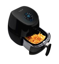 MegaChef 3.5 Quart Airfryer And Multicooker With 7 Pre-programmed Settings in Sleek Black