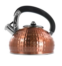 MegaChef 3 Liter Stovetop Whistling Kettle in Copper