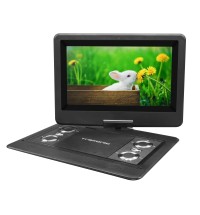 Trexonic Portable TV+DVD Player with Color TFT LED Screen and USB/HD/AV Inputs