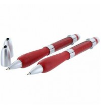 2-Pack Rotring Skynn Ergonomic Roller Ball Pens With Comfort Grip - Warm Red