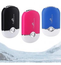Color: Black - Porta Cooler Portable Air Conditioning USB Powered Personal Mini Fan