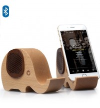 Style: Whale Trail - WOODSY GOODSY 2 IN 1 Bluetooth Speaker And Cell Phone Stand
