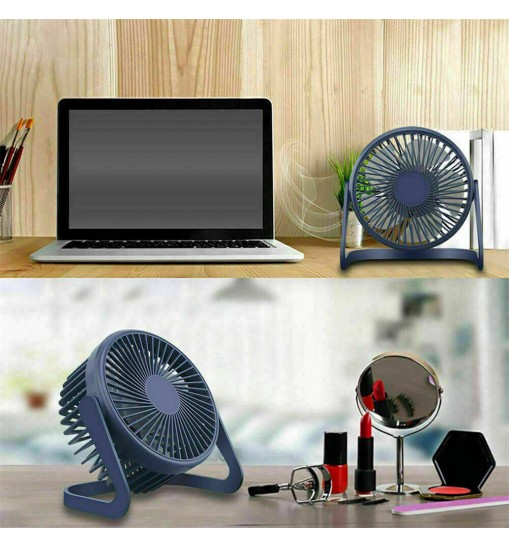 Portable Desktop Mini  Fan Usb Rechargeable Ultra-quiet Cooler Cooling Fan Household Electrical Appliances purple black