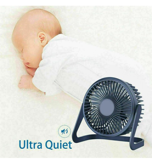 Portable Desktop Mini  Fan Usb Rechargeable Ultra-quiet Cooler Cooling Fan Household Electrical Appliances purple black
