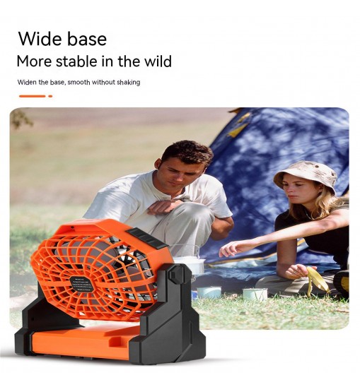 Portable Air Cooling Fan 270 Degree Adjustable Rechargeable Electric Fan Household Electrical Appliances Black Green