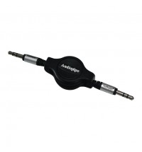 Audiopipe 3.5 to 3.5 Jack Plug 3 Ft Retractable