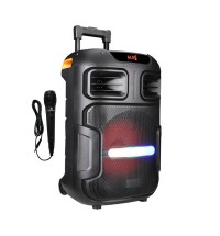 Maxpower 12" Woofer Bluetooth Karaoke Trolley Speaker with Dancing LED Lights
