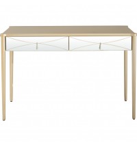 Champagne Finish Console Table