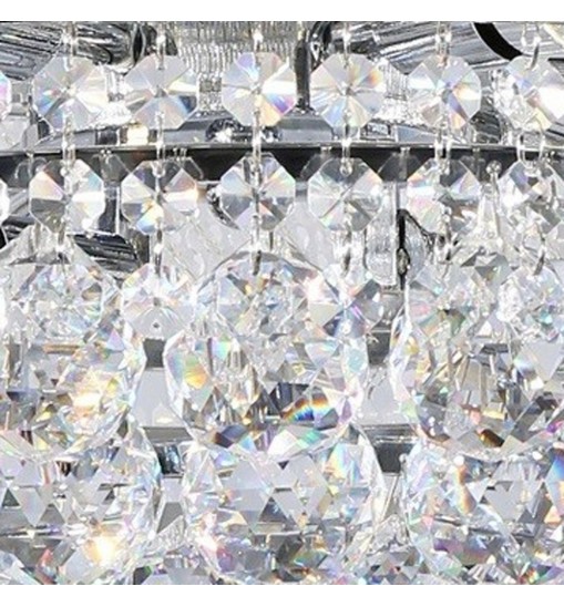 Lantern Empire Transparent Glass Led Ceiling Light With Clear Shades