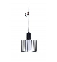 Black Metal Cage Hanging Light