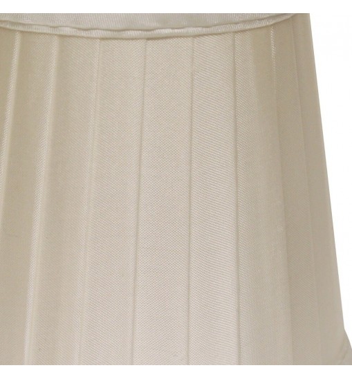 4" Slate Grey Set of 6 Slanted Pleat Chandelier Silk Lampshades