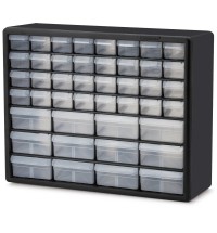 Hardware Craft Fishing Garage Storage Cabinet in Black with Drawers