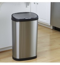 Stainless Steel 13 Gallon Touchless Kitchen Trash Can