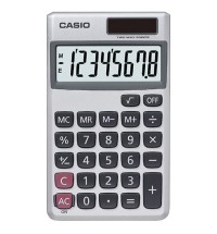 CASIO SL300VE/SL300SV Wallet Solar Calculator with 8-Digit Display
