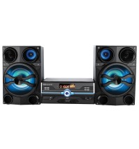 Supersonic IQ-9000BT Hi-Fi Multimedia Audio System with Bluetooth and Auxiliary/USB/Microphone Inputs