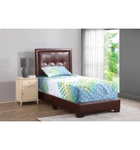 Glory Furniture Panello G2596-TB-UP Twin Bed , LIGHT BROWN