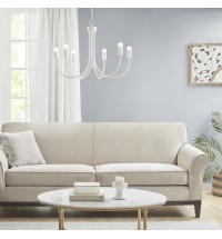 Ellie 6-Light Metal Chandelier