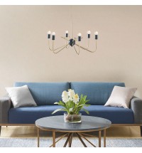 Alexis 6-Light Metal Chandelier