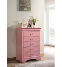 Glory Furniture Louis Phillipe G3104-CH Chest , Pink