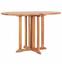 Folding Butterfly Patio Table 47.2"x27.6"x29.5" Solid Teak Wood