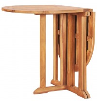 Folding Butterfly Patio Table 47.2"x27.6"x29.5" Solid Teak Wood