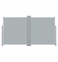 Patio Retractable Double Side Awning 66.9"x236.2" Anthracite