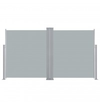 Patio Retractable Double Side Awning 66.9"x236.2" Anthracite