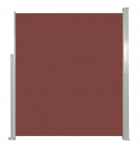 Patio Retractable Side Awning 63"x118" Brown