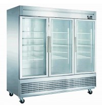 D83R-GS3  Commercial Upright Reach-in Refrigerator made by stainless steel