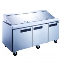 DSP72-30M-S3    Commercial SaladPrep Table  Refrigerator made by stainless steel