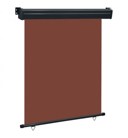 Balcony Side Awning 55.1"x98.4" Brown