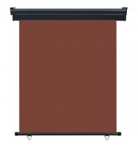 Balcony Side Awning 55.1"x98.4" Brown