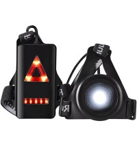 Outdoor USB Rechargeable Night Running Lights LED Chest Lamp Back Warning Light For Camping Hiking Running Jogging Outdoor Adventure