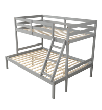 Twin over full bunk bed (Gray) ( old sku: WF193722AAE )