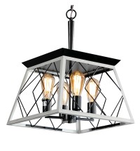 4-Light Farmhouse Chandeliers For Dining Room(No Bulbs)