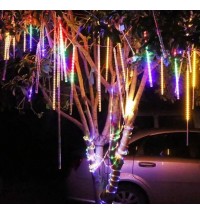 8 Tube Meteor Shower Lights Outdoor String Lights Waterproof Garden Lights for Wedding Party Christmas Xmas Decoration