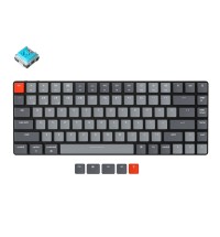 K3 D V2 Ultra-slim Wireless Mechanical Low Profile Keyboard Optical Hot-Swappable Switch White Backlit for Mac Windows