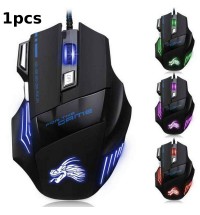 3200DPI LED Backlit Professional 6D USB Wired Gaming Game Mouse Computer PC Game Mice Laptop Pro Gamer Mice for PC Laptop