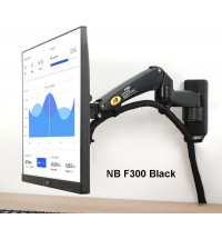 F300 F150 Gas Spring 24-35 inch LED TV Wall Mount Monitor Holder Ergonomic Mount Arm Max. VESA 100*100mm Loading 3-12kgs